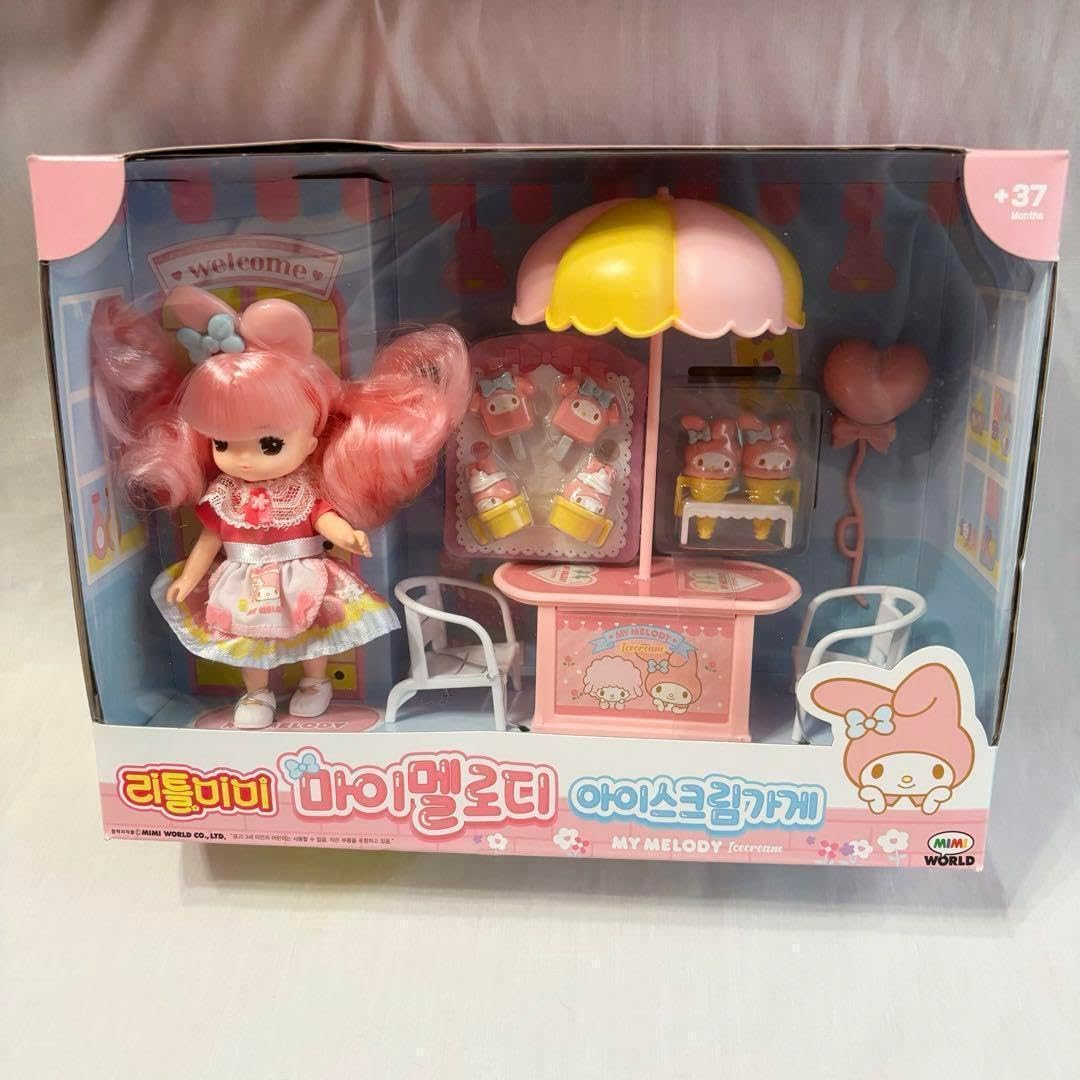 韓国　リトルミミ　サンリオ　マイメロ　アイスクリームショップ　人形　フィギュア Amazon.co.jp: 韓国 リトルミミ マイメロ アイスクリーム